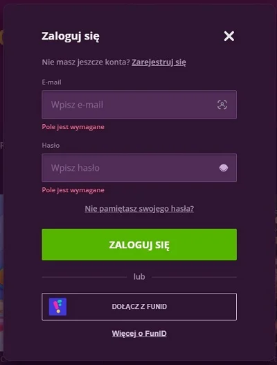 malinacasino-formularz-autoryzacji